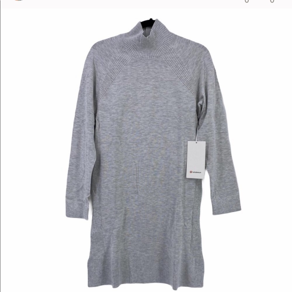 Keep it cozy knit high neck dress